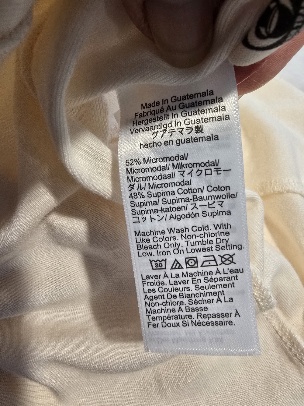 Madewell Women’s Vintage Ivory Camp Long Sleeve Top S - Picture 8 of 8